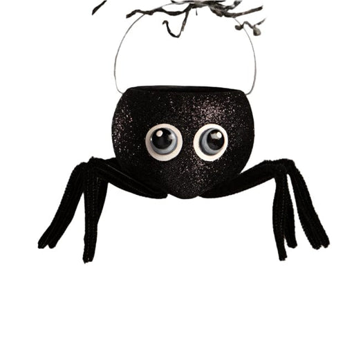 Quirks! Figurines Googlie Eyed Spider Bucket by Bethany Lowe Designs