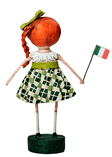 Quirks! Figurines Kristin Go Braugh© Lori Mitchell St. Patrick's Day Figurine