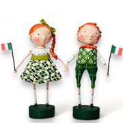 Quirks! Figurines Kristin Go Braugh© Lori Mitchell St. Patrick's Day Figurine