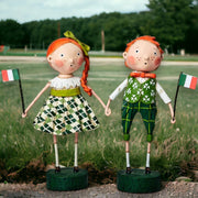 Quirks! Figurines Kristin Go Braugh© Lori Mitchell St. Patrick's Day Figurine