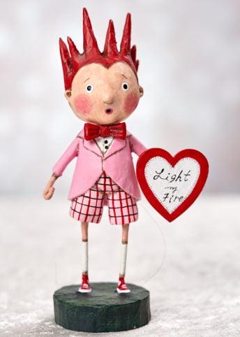 Quirks! Figurines Light my Fire Valentine's Day Figurine by Lori Mitchell