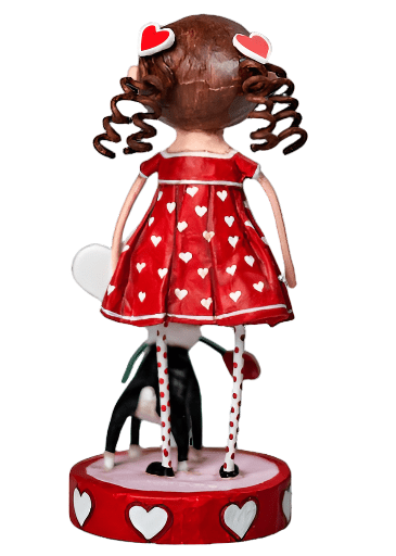 Quirks! Figurines Mila Loves Milo Valentine's Day Figurine by Lori Mitchell *New for 2024*