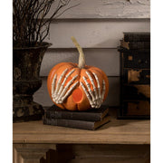 Quirks! Figurines Peek-a-Boo Pumpkin Orange by Bethany Lowe Designs
