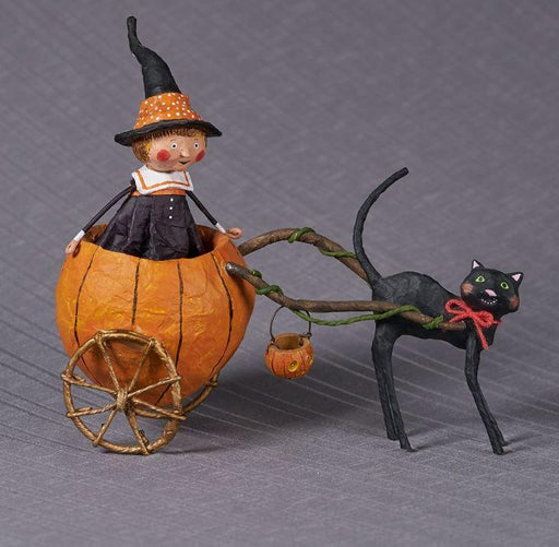 Quirks! Figurines Piper's Pumpkin Ride Halloween Lori Mitchell Collectible Figurine