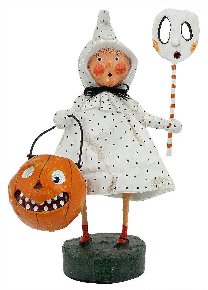 Quirks! Figurines Polk-A-Dottie Boo Halloween Lori Mitchell Collectible Figurine