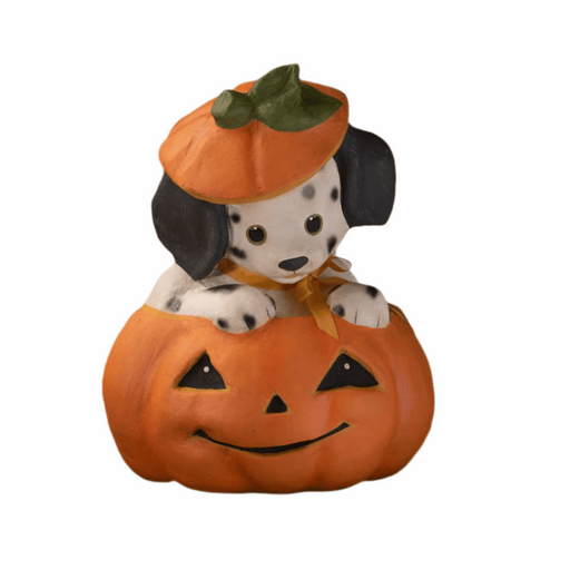 Quirks! Figurines Poppy Puppy in Pumpkin by Bethany Lowe Designs