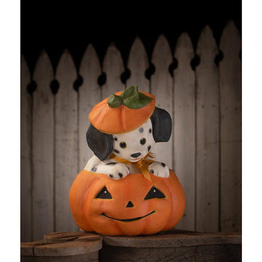 Quirks! Figurines Poppy Puppy in Pumpkin by Bethany Lowe Designs
