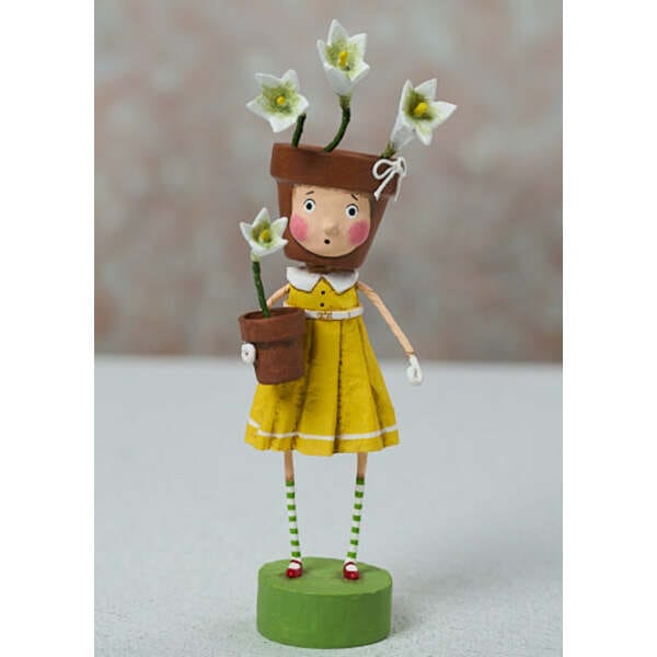 Quirks! Figurines Pot Head Spring Figurine by Lori Mitchell *NEW FOR 2026*