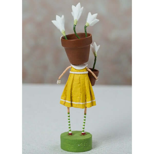 Quirks! Figurines Pot Head Spring Figurine by Lori Mitchell *NEW FOR 2026*
