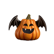 Quirks! Figurines Pumpkin Bat Luminary by Bethany Lowe Designs