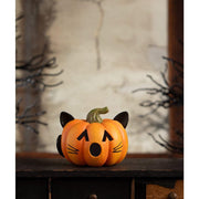 Quirks! Figurines Pumpkin Cat Luminary by Bethany Lowe Designs