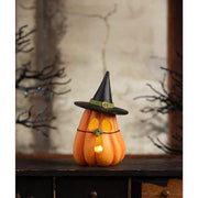 Quirks! Figurines Pumpkin Witch Luminary by Bethany Lowe Designs