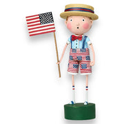 Quirks! Figurines Sammie's Stars & Stripes Patriotic Lori Mitchell Figurine