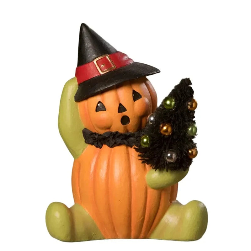 Quirks! Figurines Seated Pumpkin Head Witch by Bethany Lowe Designs