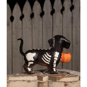Quirks! Figurines Skelly Pup Paper Mache by Bethany Lowe Designs