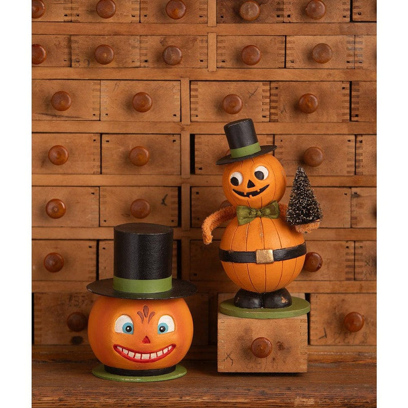 Quirks! Figurines Smiling Pumpkin Container by Bethany Lowe Designs