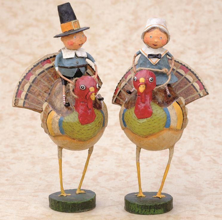 Quirks! Figurines Tom & Goodie on Gobblers Lori Mitchell Collectible Figurine Set