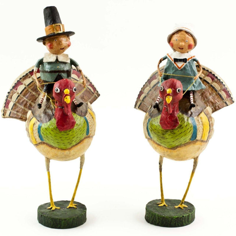 Quirks! Figurines Tom & Goodie on Gobblers Lori Mitchell Collectible Figurine Set