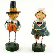 Quirks! Figurines Tom & Goodie Thanksgiving Set of 2 Lori Mitchell Collectible Figurines