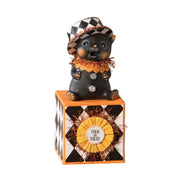 Quirks! Figurines Top Hat Kitty on Block by Bethany Lowe Designs