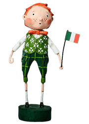 Quirks! Figurines Tristan Go Braugh© Lori Mitchell St. Patrick's Day Figurine