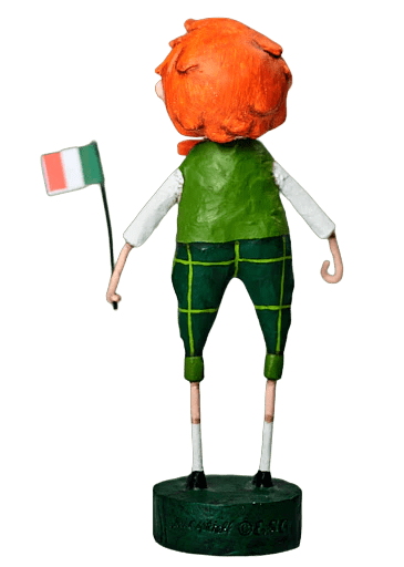 Quirks! Figurines Tristan Go Braugh© Lori Mitchell St. Patrick's Day Figurine