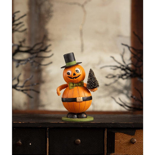 Quirks! Figurines Vintage Jolly Pumpkinman by Bethany Lowe Designs