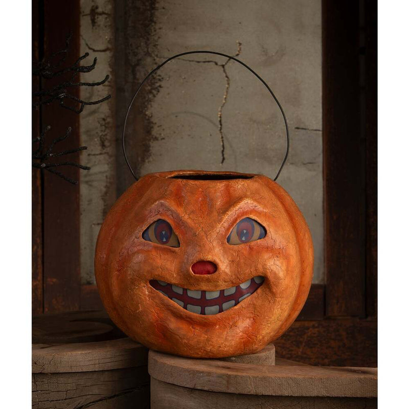 Quirks! Figurines Vintage Pumpkin Bucket Large by Bethany Lowe Designs