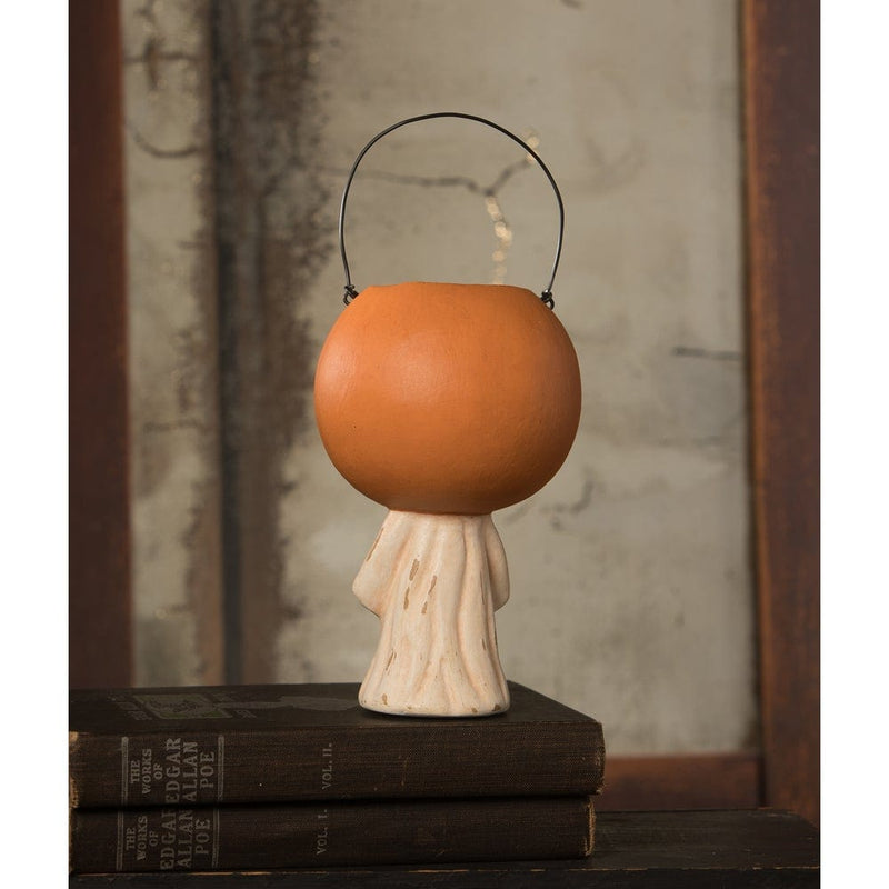 Quirks! Figurines Vintage Scared Pumpkin Ghost by Bethany Lowe Designs