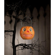 Quirks! Figurines Vintage Striped Pumpkin Bucket by Bethany Lowe Designs