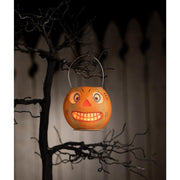 Quirks! Figurines Vintage Striped Pumpkin Bucket by Bethany Lowe Designs