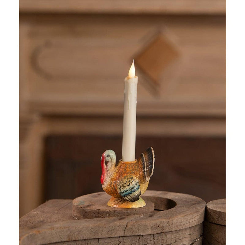 Quirks! Figurines Vintage Turkey Candlestick by Bethany Lowe Designs