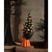Quirks! Figurines Witch Carrying Tree by Bethany Lowe Designs