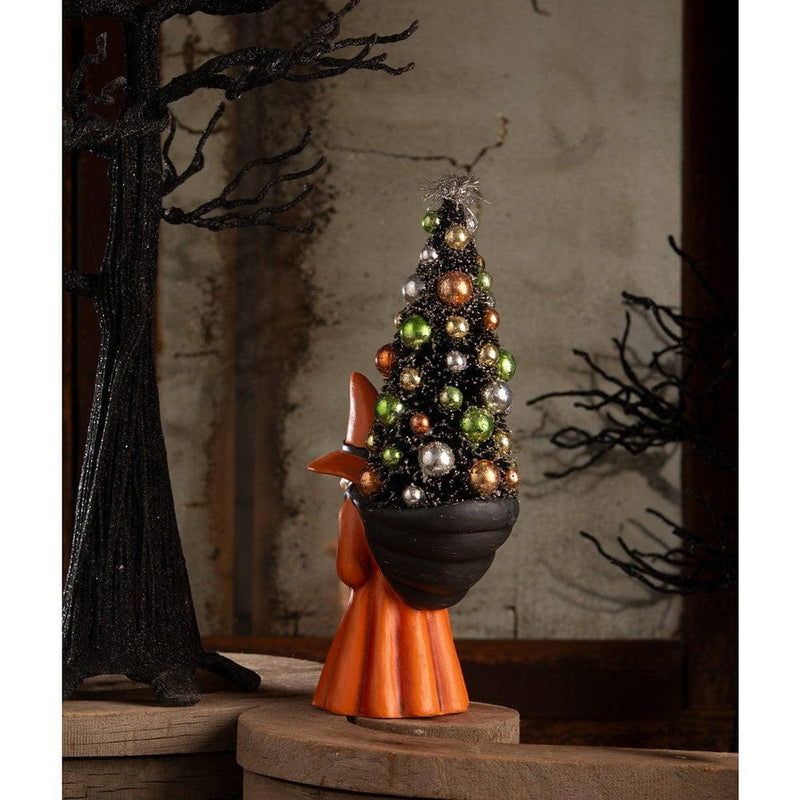 Quirks! Figurines Witch Carrying Tree by Bethany Lowe Designs