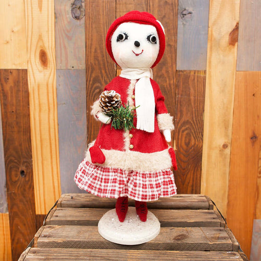 Quirks! Gathered Traditions Christmas by Joe Spencer Catherine Snowwoman on Stand by Joe Spencer