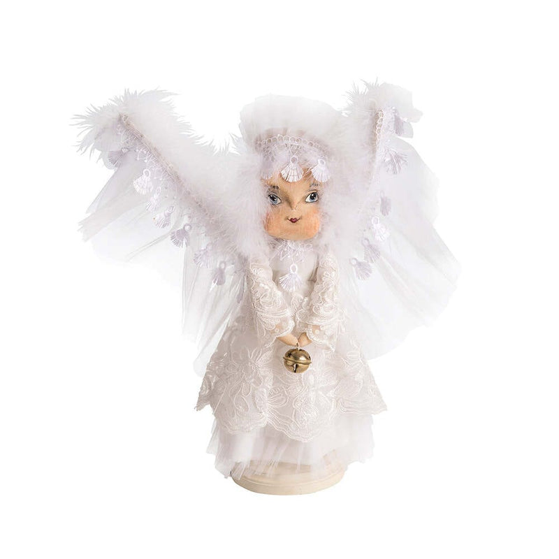 Quirks! Gathered Traditions Christmas by Joe Spencer Lizette Angel on Stand Gathered Traditions Art Doll by Joe Spencer