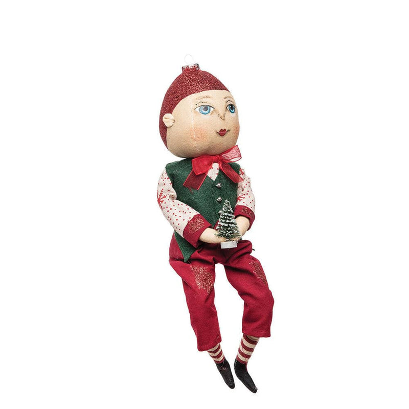 Quirks! Gathered Traditions Christmas by Joe Spencer Oakley Ornament Head Gathered Traditions Art Doll by Joe Spencer