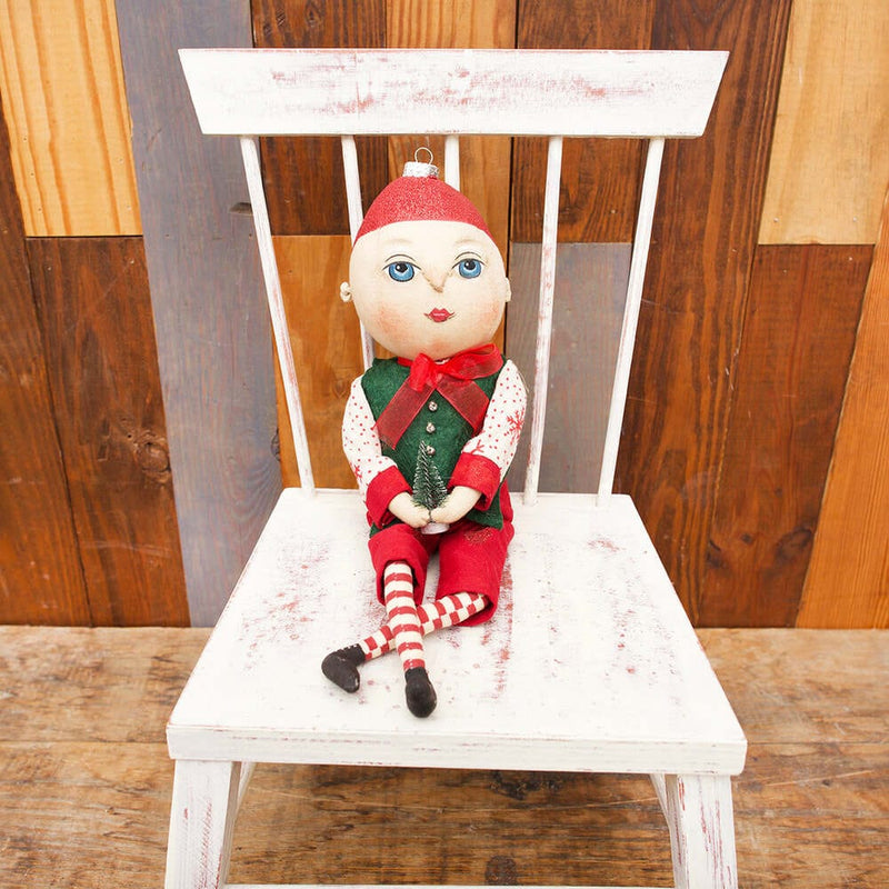 Quirks! Gathered Traditions Christmas by Joe Spencer Oakley Ornament Head Gathered Traditions Art Doll by Joe Spencer
