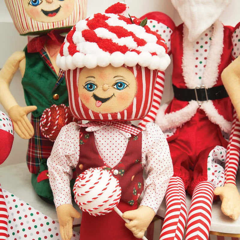 Quirks! Gathered Traditions Christmas by Joe Spencer Peppermint Paul Gathered Traditions Art Doll by Joe Spencer