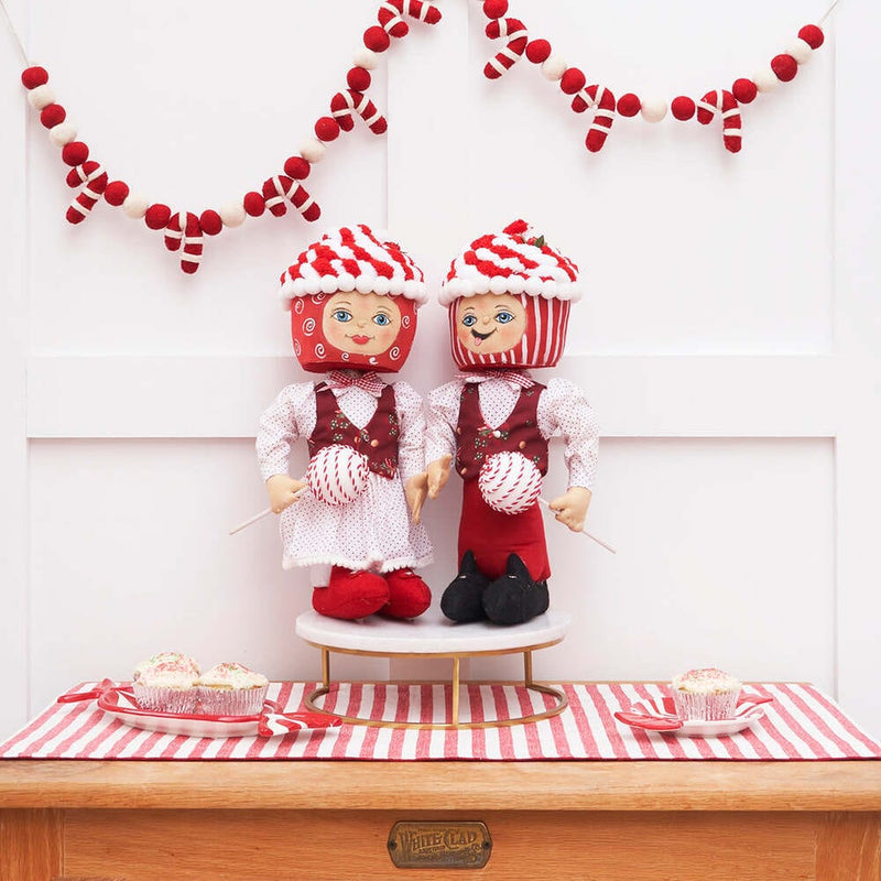 Quirks! Gathered Traditions Christmas by Joe Spencer Peppermint Pauline Gathered Traditions Art Doll by Joe Spencer