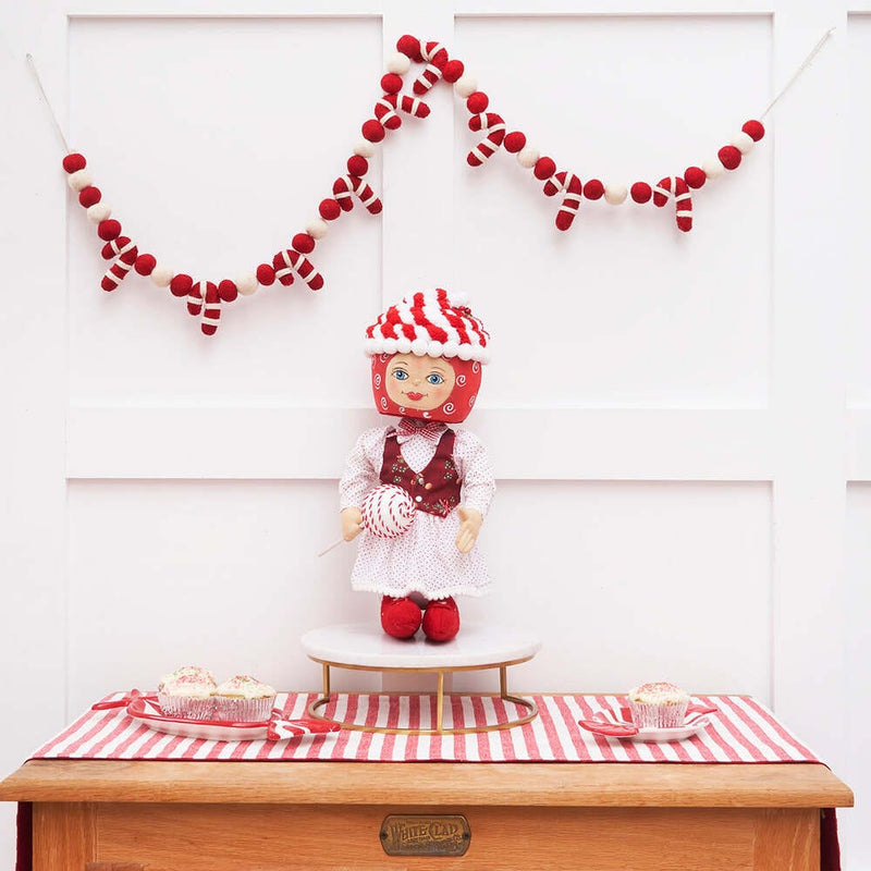 Quirks! Gathered Traditions Christmas by Joe Spencer Peppermint Pauline Gathered Traditions Art Doll by Joe Spencer