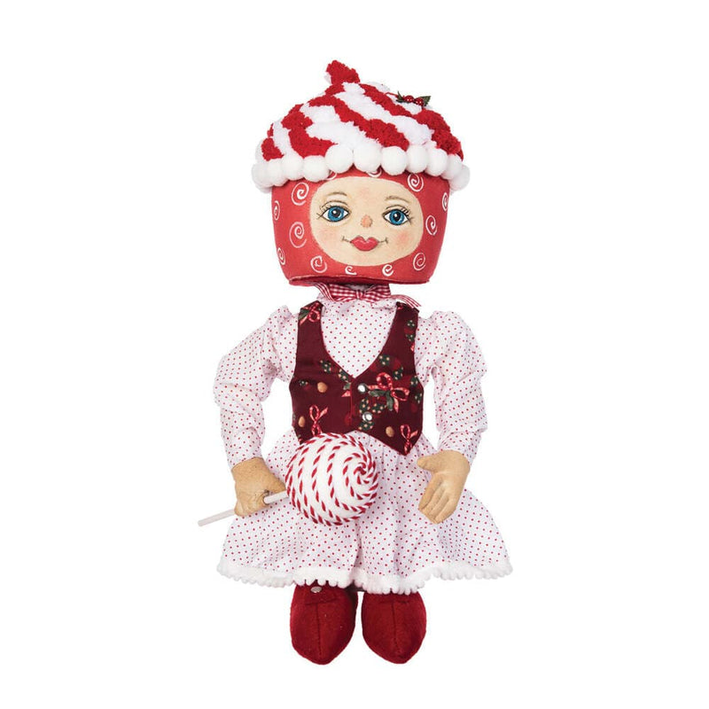 Quirks! Gathered Traditions Christmas by Joe Spencer Peppermint Pauline Gathered Traditions Art Doll by Joe Spencer