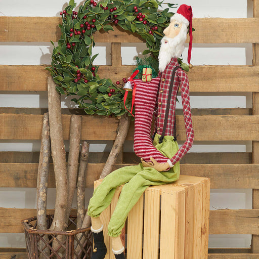 Quirks! Gathered Traditions Christmas by Joe Spencer Sleepy Time Santa Gathered Traditions Art Doll by Joe Spencer