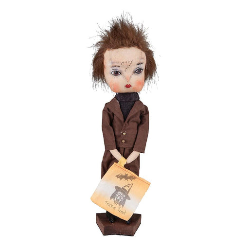 Quirks! Gathered Traditions Halloween by Joe Spencer Franklin Monster on Stand by Joe Spencer