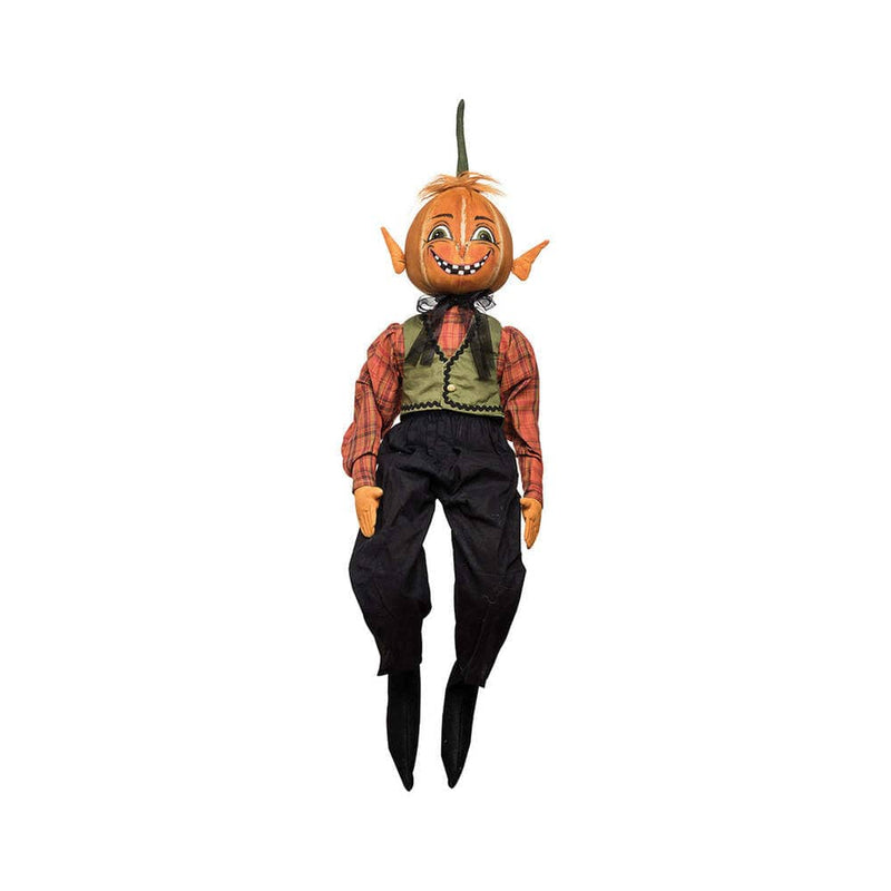 Quirks! Gathered Traditions Halloween by Joe Spencer Geoffrey Pumpkin Boy Gathered Traditions Art Doll by Joe Spencer