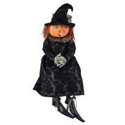 Quirks! Gathered Traditions Halloween by Joe Spencer Georgiana Pumpkin Witch Gathered Traditions Art Doll by Joe Spencer
