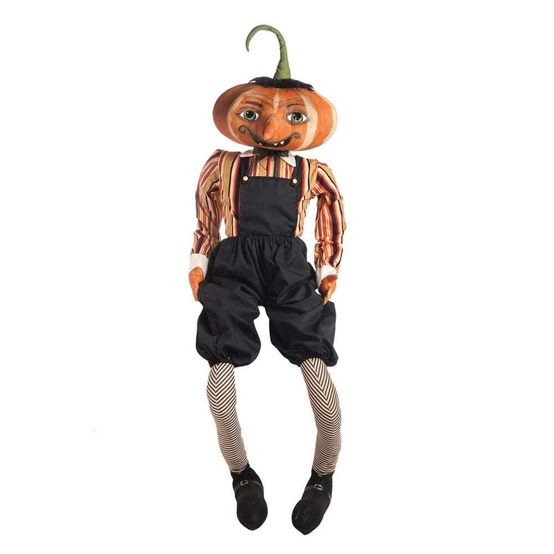 Quirks! Gathered Traditions Halloween by Joe Spencer Gilbert Pumpkin Head Gathered Traditions Art Doll by Joe Spencer