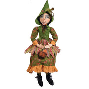 Quirks! Gathered Traditions Halloween by Joe Spencer Gwinette Witch Gathered Traditions Art Doll by Joe Spencer