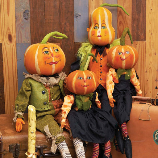 Quirks! Gathered Traditions Halloween by Joe Spencer Huey Pumpkin Gathered Traditions Art Doll by Joe Spencer