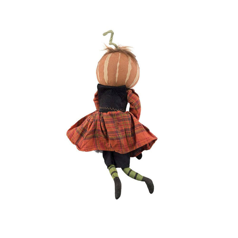 Quirks! Gathered Traditions Halloween by Joe Spencer Nelly Pumpkin Head Girl Gathered Traditions Art Doll by Joe Spencer